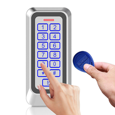 قاب فلزی درب IP67 EM / MF کارت کنترل دسترسی با صفحه کلید روشن