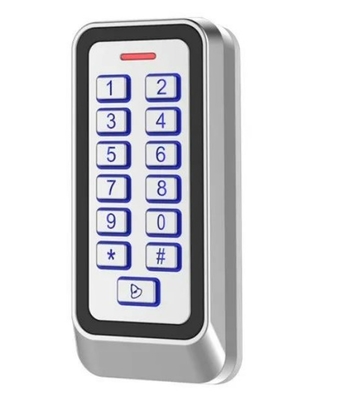 قاب فلزی درب IP67 EM / MF کارت کنترل دسترسی با صفحه کلید روشن