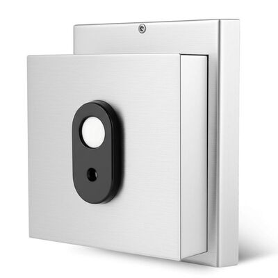 نگهدارنده درب الکترومغناطیسی استیل ضد زنگ 304 با دکمه رهاسازی دستی برای عملکرد 12 ولت/24 ولت DC