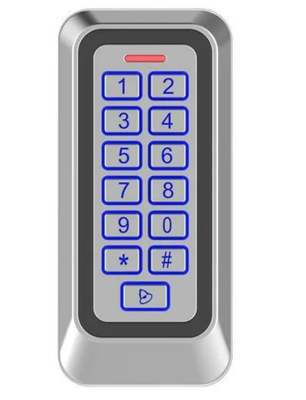 پنروک IP67 فلزی کیس کارت RFID صفحه کلید کنترل دسترسی مستقل با 1000 کاربر