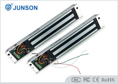 12 / 24V DC الکترومغناطیسی قفل 600lbs JS-280SLD روی با استفاده از سنسور قفل درب