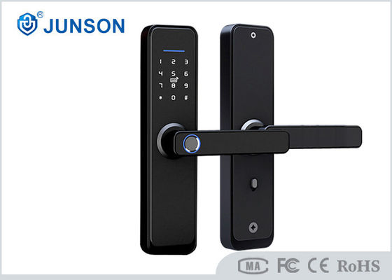 صفحه لمسی Tuya Wifi قفل هوشمند اثر انگشت درب قفل آلیاژ روی برای خانه