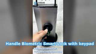 قفل هوشمند بیومتریک دستگیره داخلی